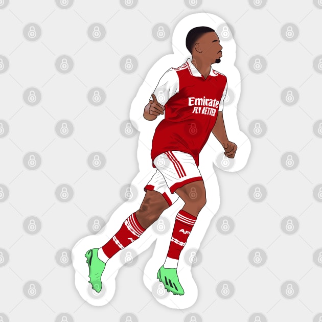 Gabby Jesus Arsenal Sticker by Hevding